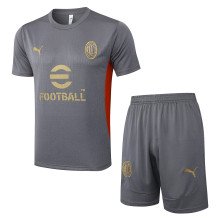 Mens AC Milan grey Training Short Suit  2425       D1269#