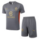 Mens AC Milan grey Training Short Suit  2425       D1269#