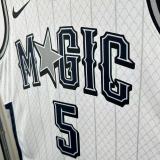 24-25 Magic BANCHERO #5 White City Edition Top Quality Hot Pressing NBA Jersey