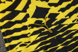 Mens Borussia Dortmund yellow black Vest short training suit   2425    D1273#