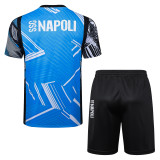 2024/25  Mens Napoli  blue short training  suit     D1271#