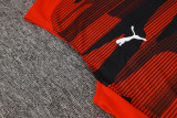 Mens AC Milan red vest Training Short Suit  2425       D1275#