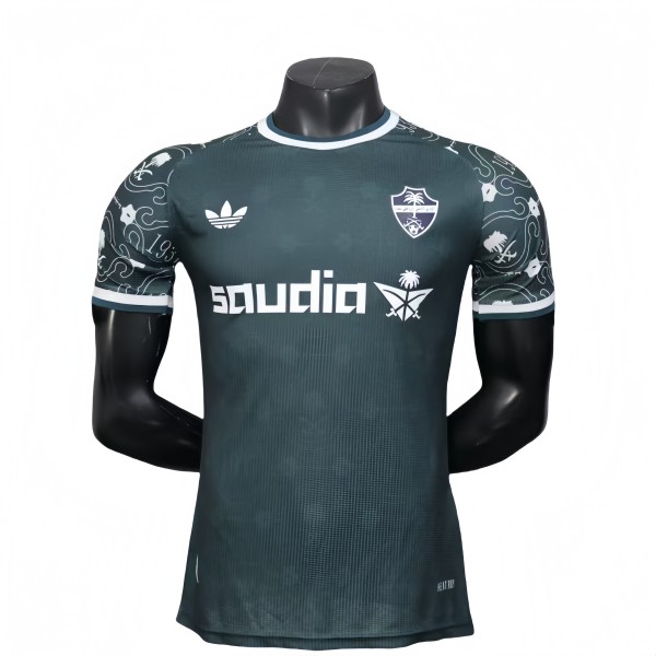 Mens Al-Ahli Saudi green Player Special Edition soccer jersey 2025-26