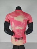 2025-26 Mens Barcelona Pink Player version soccer jersey