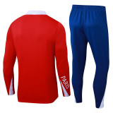 Mens  PSG Red Half Pull Tracksuit 2526
