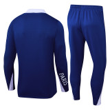 Mens  PSG blue  Half Pull Tracksuit 2526