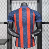2025-26 Mens Barcelona Red Blue Player version soccer jersey
