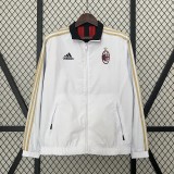 Mens  AC Retro Double sided White Red  Windbreaker 2526