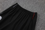 25-26 Ajax Black Half Pull Tracksuit suit