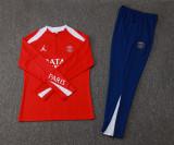 Mens  PSG Red Half Pull Tracksuit 2526