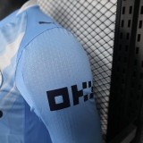Player version  soccer jersey Mens Manchester City home Long sleeve Jersey 2526