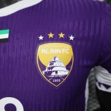 Mens Al Ain FC  Player version Purple soccer jersey 2526