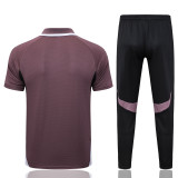 2025-26 Mens Manchester United Grey purple Training Suit              C2537#