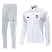 2025-26 Mens Real Madrid white Jacket Training Suit