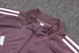 Mens Manchester United Grey purple jacket Training suit  2025/26     A2550#