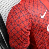 2025-26 Mens PSG red Special Edition Player Pre match uniform Soccer Jersey