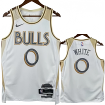 2025/26 Coby White Chicago Bulls Nike City Edition Jersey