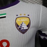Mens Al Ain FC away Player version white  soccer jersey 2526