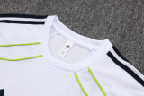 2025-26 Mens Real Madrid  white  Training Short Suit    D2587#
