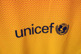 Mens  Retro Barcelona orange Away soccer  Jersey 2012-13