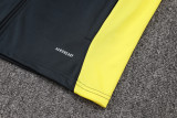 2025-26 Mens Real Madrid black yellow Jacket Training Suit       A2547#
