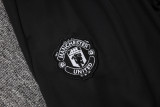 2025-26 Mens Manchester United Grey purple Training Suit              C2537#