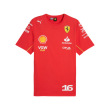 2024 F1 Ferrari #16 Red Racing Suit