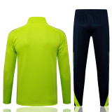 2025-26 Mens Real Madrid Grass green Jacket Training Suit       A2550#