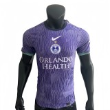 2025-26 Orlando Pride Home  Player Purple  Soccer Jersey