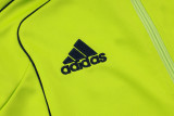 2025-26 Mens Real Madrid Grass green Jacket Training Suit       A2550#