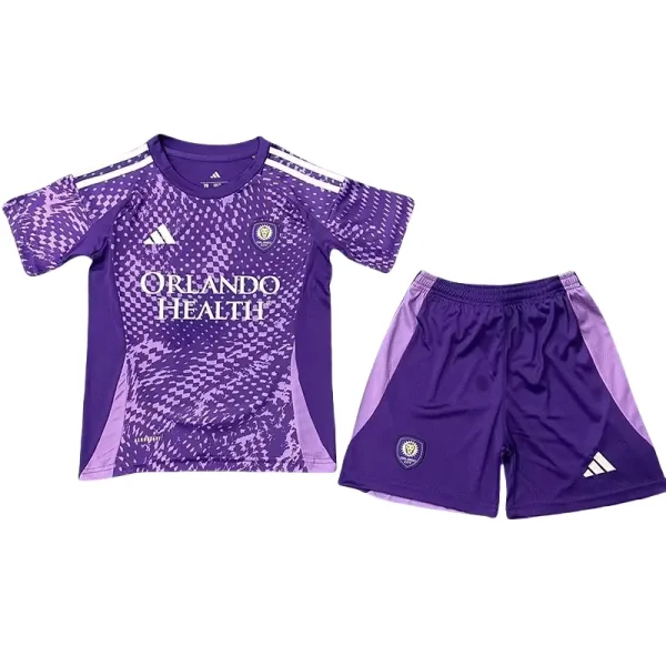 2025-26 Kids Orlando City Home  Soccer Jersey