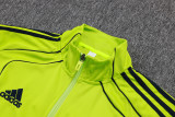 2025-26 Mens Real Madrid Grass green Jacket Training Suit       A2550#