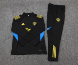 2025/26 Mens Manchester United black Half-pull Training suit