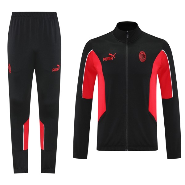 Mens AC Milan black jacket Training suit  2526