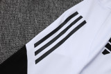 Mens Ajax white Half-pull  Training suit 2526