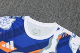 2025-26 Mens  Real Madrid white blue Training Short Suit