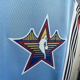25-26 ALL-STAR JAMES #23 Light blue Top Quality Hot Pressing NBA Jersey