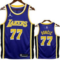 2025/26 Luka Dončić Los Angeles Lakers Jordan  City Edition Statement Name & Number T-Shirt