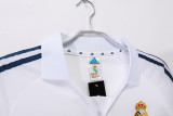 Real Madrid Retro Home white Jersey Mens 2001-02