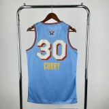 25-26 ALL-STAR CURRY #30 Light blue Top Quality Hot Pressing NBA Jersey