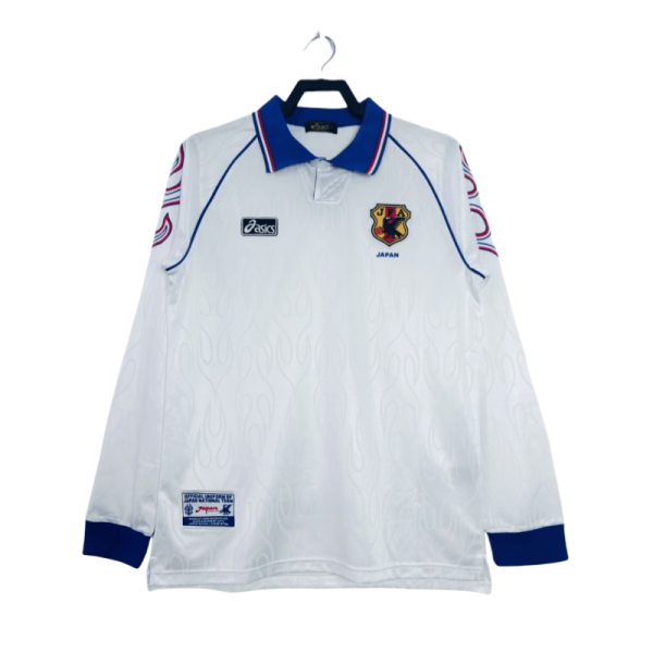 Japan Retro away Long sleeve Jersey Mens  1998