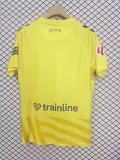 Mens Real Betis goalkeeper yellow  Soccer Jersey 2025-26