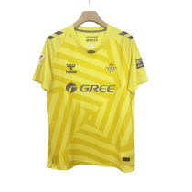 Mens Real Betis goalkeeper yellow  Soccer Jersey 2025-26