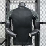 Mens Aston Villa  Player away  black soccer Jersey 2025-26