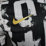 Mens Barcelona Black and white Special Edition  Player  soccer jersey 2025-26