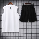 2025-26 KIDS  Brazil white Jesus vest  soccer jersey