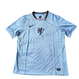 Mens Netherlands away blue soccer jersey 2526