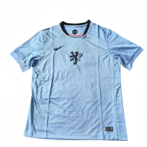 Mens Netherlands away blue soccer jersey 2526
