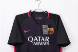 Mens Retro Barcelona  away  Purple soccer Jersey 2016-17