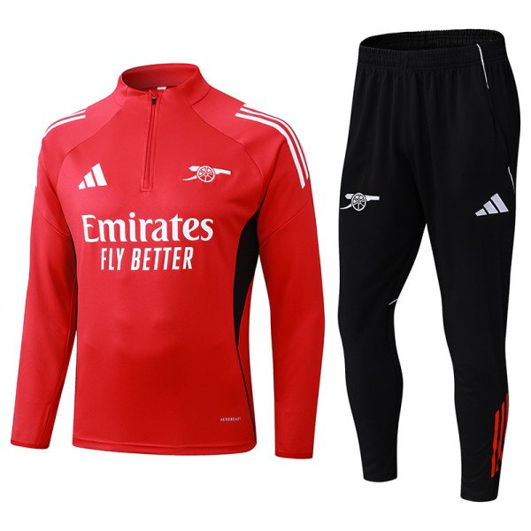 Mens Arsenal red  half  pull Training suit   2025/26